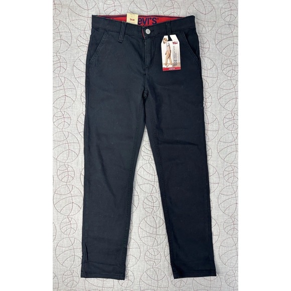 Levi's Other - NWT Levi's Boys 502 Regular Black Taper Chino Kids 26x27 / Kids 12 Reg